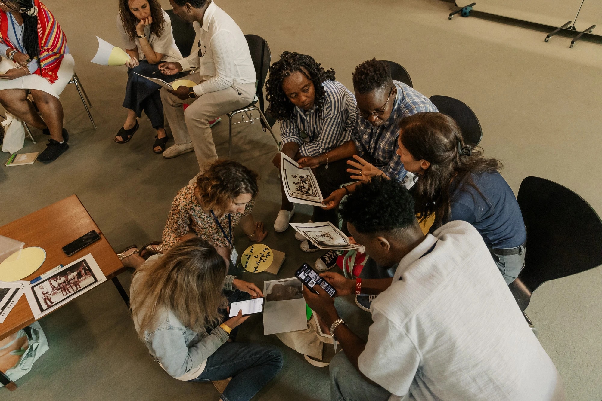 Fellows engaging in a workshop