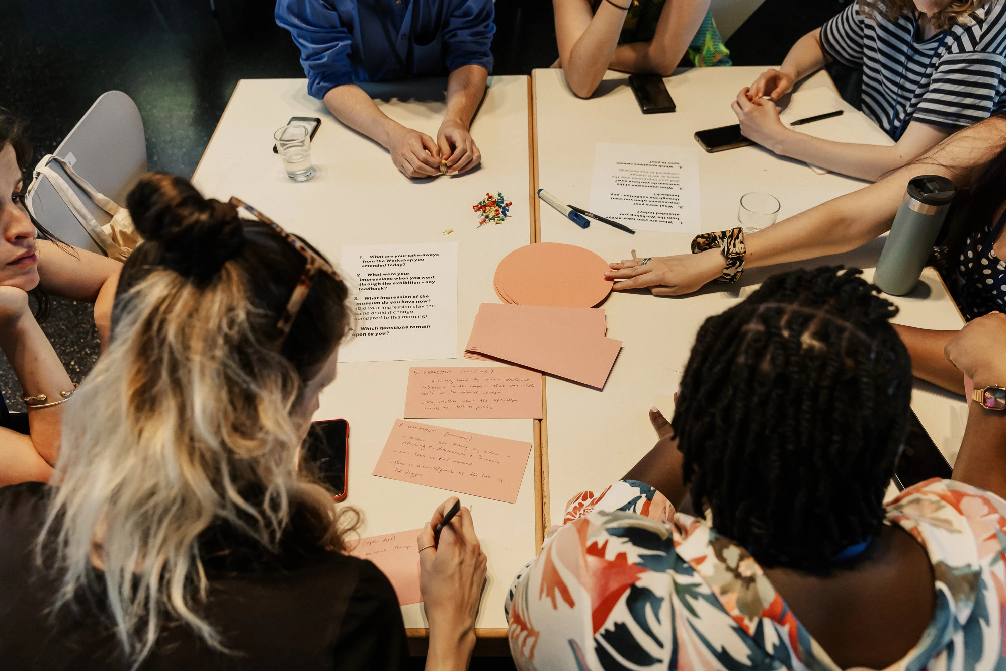 TheMuseumsLab Fellows engaged in discussion