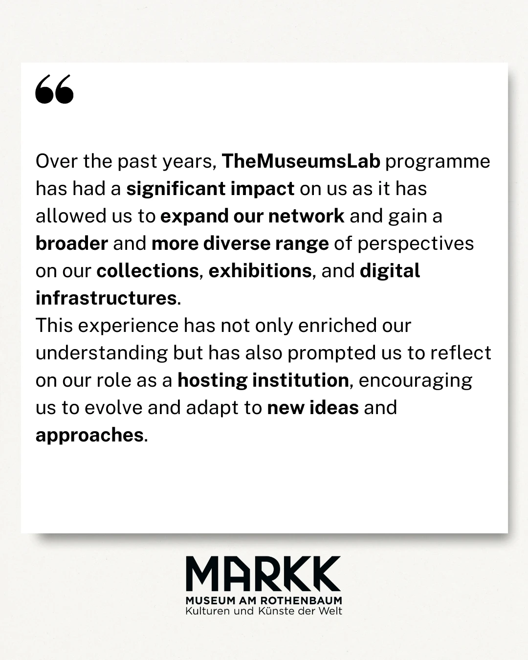 quote by MARKK