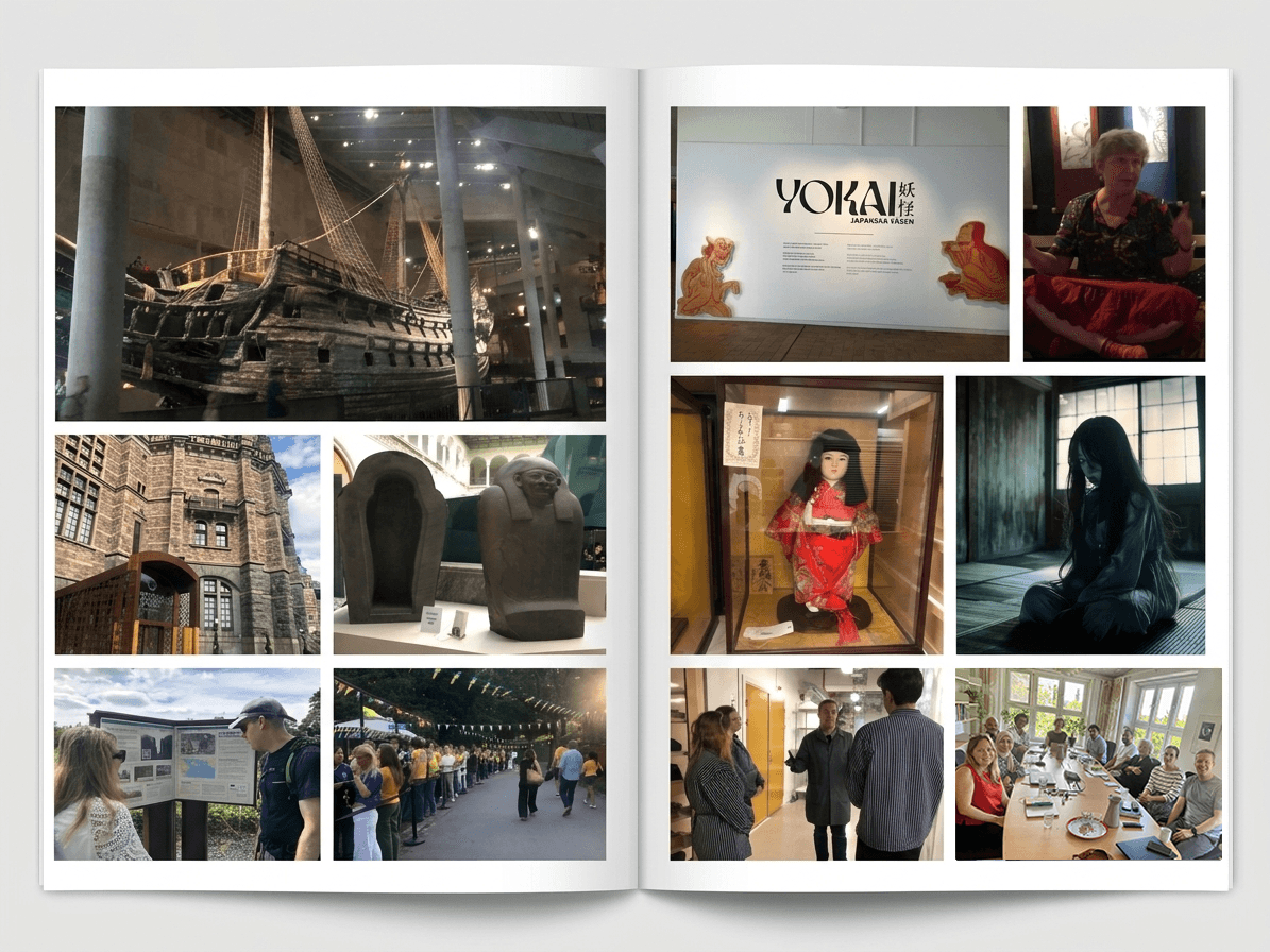 Collage of impressions from the Residency