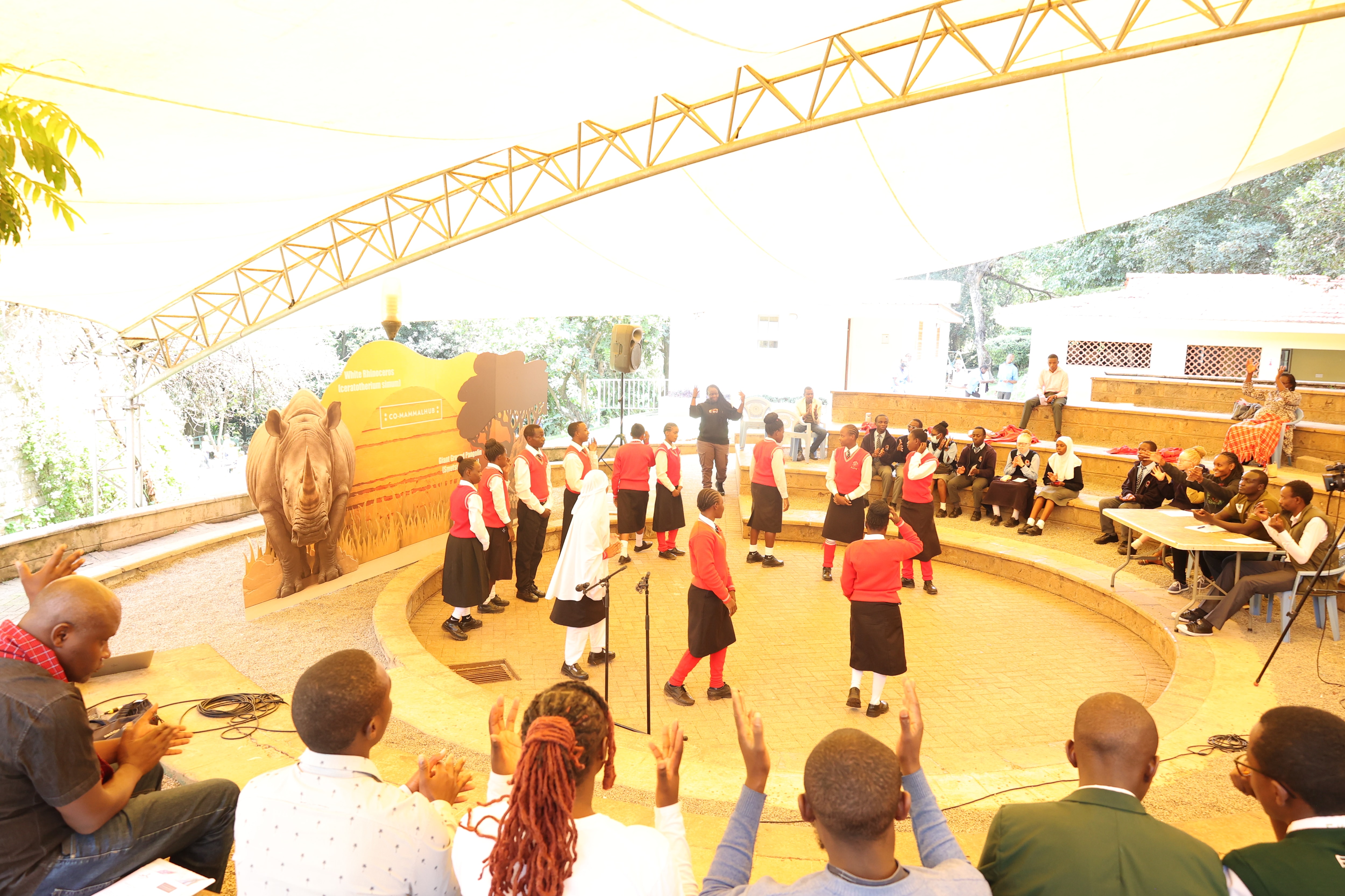 Participants of the spoken word & poetry competition | Photo by Macleons Enterprises