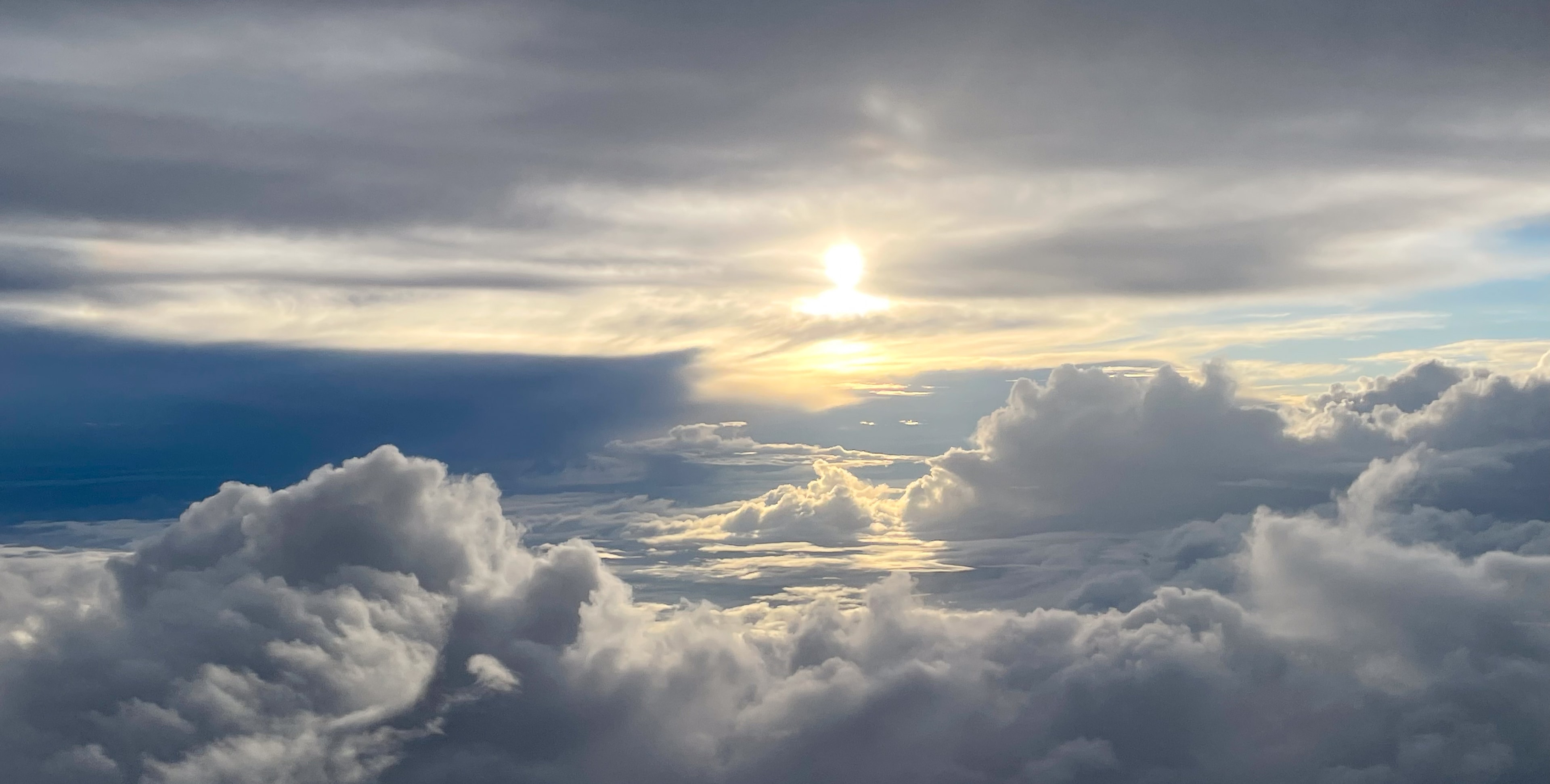 Crossing borders above the clouds