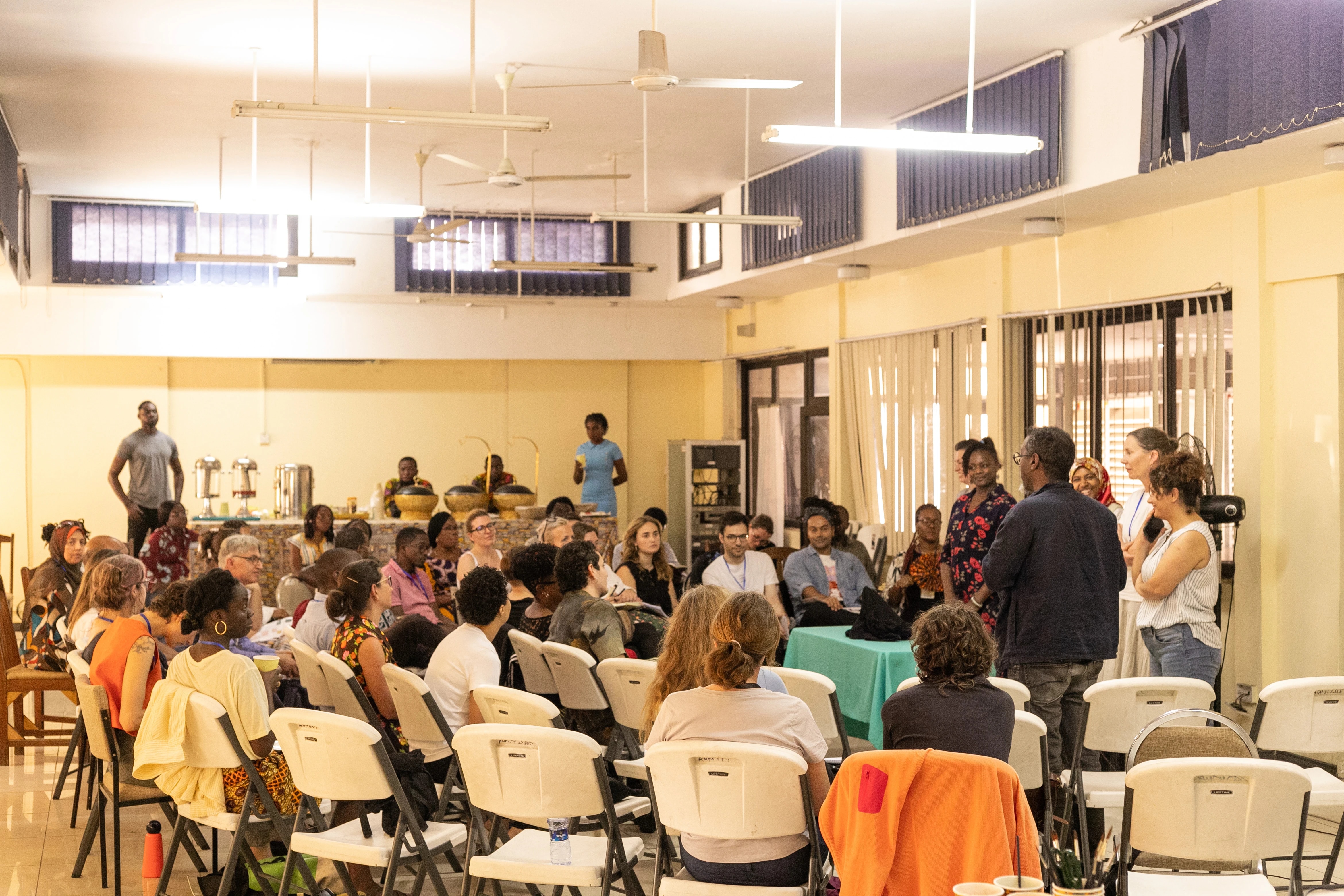 by Fredrick Botchway group inside a workshop room