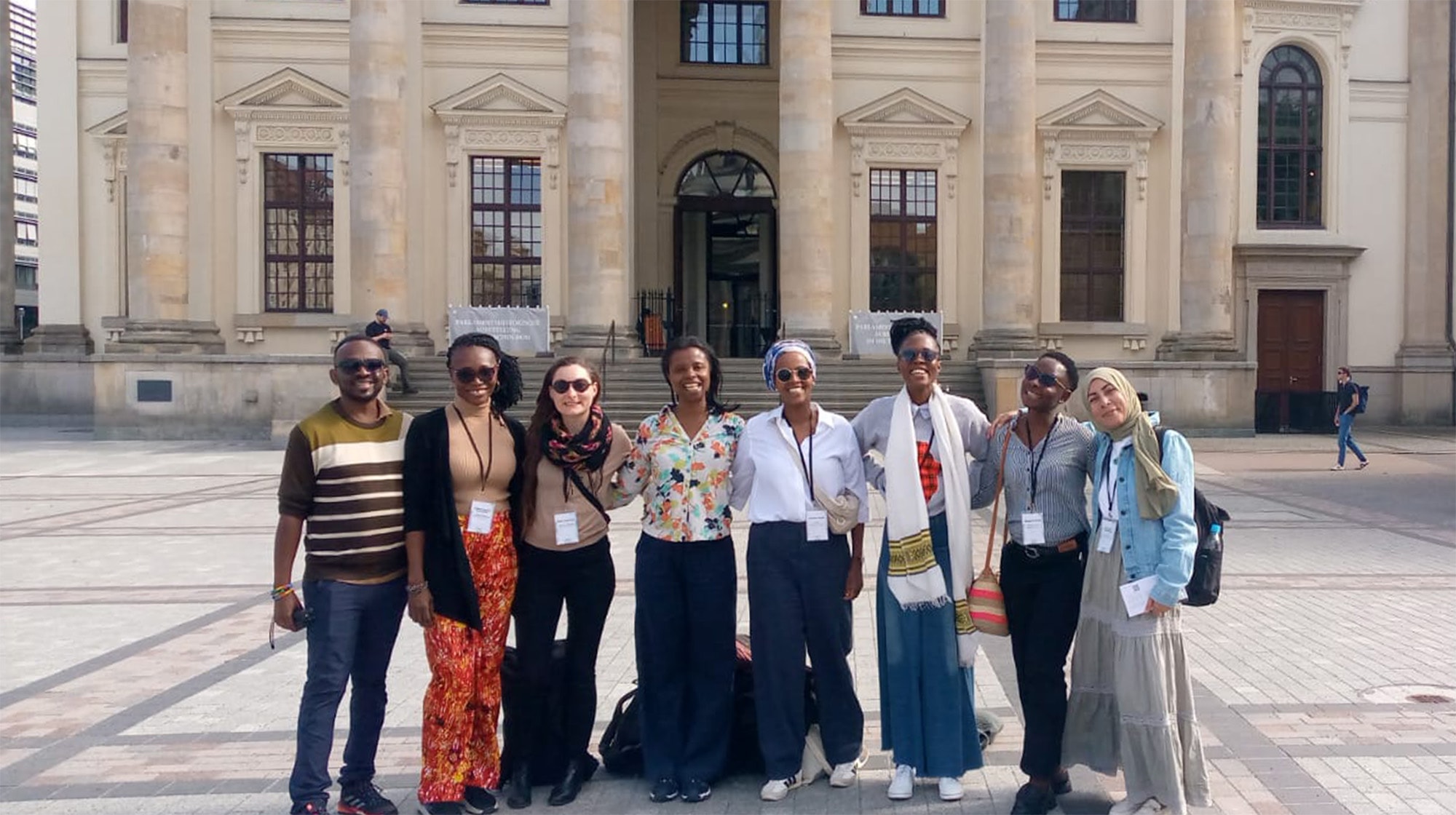 Exploring Berlin’s rich architectural heritage with fellow fellows.